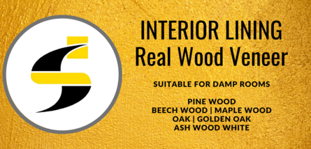 Inner lining real wood veneers